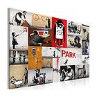Arkiio Tavla Banksy Collage 90x60