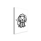 Arkiio Tavla Little King (1 Part) Vertical 40x60 A3-Dknw1469