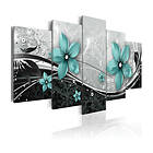 Arkiio Tavla Turquoise Flower Of Night 200x100