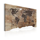 Arkiio Tavla World Map Wooden Mosaic 120x80 A3-N5938-DKX