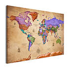 Arkiio Tavla Colourful Travels (1 Part) Wide 90x60 A3-N7233-DK