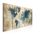 Arkiio Tavla Retro Map 5 delar (5 Parts) Narrow 200x80 A3-N7941-DKX