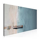 Arkiio Tavla Sea and Wooden Bridge Grey (1 Part) Narrow 135x45