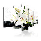 Arkiio Tavla Lilies And Zen Stones 100x50