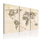 Arkiio Tavla Atlas Of Fjärilar Triptych 60x40
