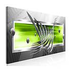 Arkiio Tavla Silver Wings Green (1 Part) Narrow 120x40 A3-N8031-DKX