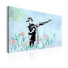 Arkiio Tavla Boy with Gun by Banksy 120x80