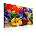 Arkiio Tavla Spring Pansies 120x80 A3-N6659-DKXL