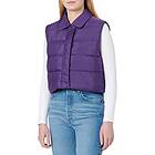 Jack & Jones dam JXELLINOR återvunnen vadderad väst SN väst, Acai, XS, acai, XS