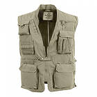 Rothco Deluxe Safariväst (Khaki, XL) XL Khaki
