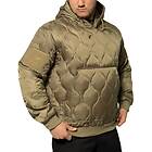 Rothco Quilted Woobie Hooded Sweatshirt (Coyote Brown, M) M Coyote Brown