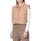 Jack & Jones dam JXELLINOR återvunnen vadderad väst SN väst, Tigers Eye, XL, Tigers Eye, XL
