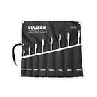 Kunzer 7RRG08 Gaffelnyckelsats 8 delar 8 19 mm