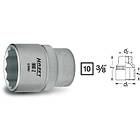 Hazet 880Z-16, 1 stk, 76.2 / 8 mm (3 / 8), Krom-vanadium-stål, 2.95 cm, 35g