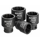 Hazet 900SZ/4, Socket set, 1/2, Metriska/brittiska, 4 huvuden, 12.5 mm, 1/2