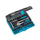 Hazet 853-1, Socket set, 1/4, Metriska/brittiska, 36 huvuden, 6.3 mm, 1/4
