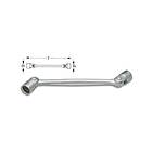 Hazet 645-16X17 Dubbelnyckel 16 mm, 17 mm 243,2 mm 1 st