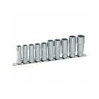 Hazet 880TZ/10H, Hylssats, 3/8, Metrisk, 10 huvuden, 10,19 mm, 24 cm