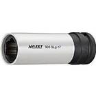 Hazet 905SLG-17, Impact socket, Svart, Silver, 1 huvuden, 1/2, Metrisk, 17 mm