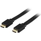 Deltaco Gold Flat HDMI - HDMI High Speed with Ethernet 1.5m