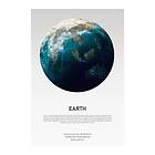 Malerifabrikken Poster Earth Light Vit