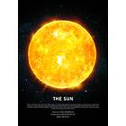 Malerifabrikken Poster The Sun Svart