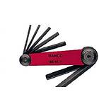 Bahco sexkantsnyckelsats 7 delar be-9777 2,5-10mm vikningssats