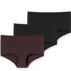 Schiesser Trosor 3P 95-5 Boyshorts Organic Cotton /Röd bomull 44 Dam
