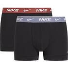 Nike 2P Everyday Cotton Stretch Trunk /Röd bomull Herr