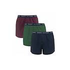 Tommy Hilfiger 3P Recycled Cotton Woven Boxer Shorts