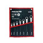 35497 Combination spanners, ratchet, 7 pcs (8-19mm), CV, Proline HD