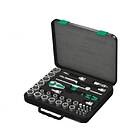 Wera 05003647001, Hylssats, 1/2, Brittiska standardmått, 1 huvuden, 1-1/16,1-1/8,1-3/16,1-1/4,1/2,3/4,3/8,5/8,7/16,7/8,9/16,11/16,13/16,15/1