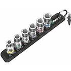 Wera Belt C 1, Hylssats, 1/2, Metrisk, 6 huvuden, 10.13,15.16,17.19 mm, 28.5 cm