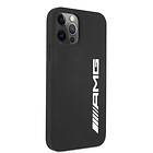 PRO AMG AMHCP12LSGLBGN iPhone 12 Max 6,7 czarny/black hardcase Silicone Big Logo