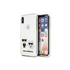 Karl Lagerfeld KLHCPXCKTR iPhone X/Xs hardcase Transparent & Choupette