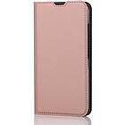 Wave BookCase protective case, Nokia 3,4, Rose gold