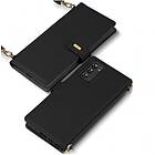 Ringke Folio Signature Genuine Leather Flip Case with Strap for Samsung Galaxy Note 20 Black (FS79R55)