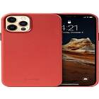 Crong Essential Cover Magnetic Leather Case for iPhone 12 Pro Max MagSafe (Red)