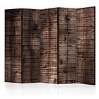 Arkiio Rumsavdelare Dark Brown Boards II 225x172 cm A3-PARAVENTtc0364