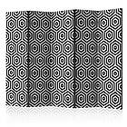 Arkiio Rumsavdelare Black and White Hypnosis II 225x172 cm A3-PARAVENTtc0402