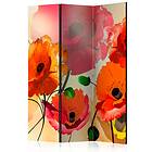 Arkiio Rumsavdelare Velvet Poppies 135x172 cm A3-PARAVENTtc0587