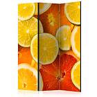 Arkiio Rumsavdelare Citrus Fruits 135x172 cm A3-PARAVENTtc0664