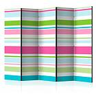 Arkiio Rumsavdelare Bright Stripes II 225x172 cm