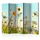 Arkiio Rumsavdelare Daisies spring meadow II 225x172 cm A3-PARAVENTtc0893