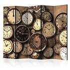 Arkiio Rumsavdelare Old Clocks II 225x172 cm A3-PARAVENTtc1670