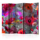 Arkiio Rumsavdelare Painted Poppies II 225x172 cm A3-PARAVENT460