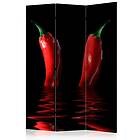 Arkiio Rumsavdelare Chili Pepper 135x172 cm A3-PARAVENTtc0666