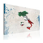 Arkiio Tavla Karta Över Italien över 120x80 A3-N2163-DKXL