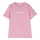 Moncler Logo T-shirt Mörkrosa 4 år