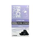 Face Facts Deep Cleansing Charcoal Nose Pore Strips 6 st Ansiktsmask hos Luxplus